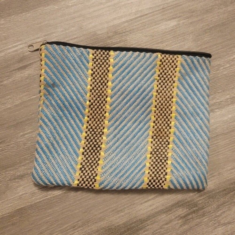 ~ Small patterned  make up and accessories bag or clutch